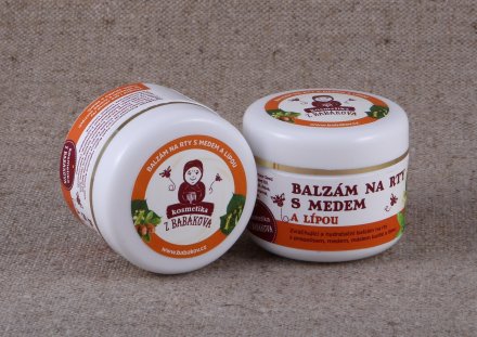 Balzám na rty s medem a lípou - 30 ml